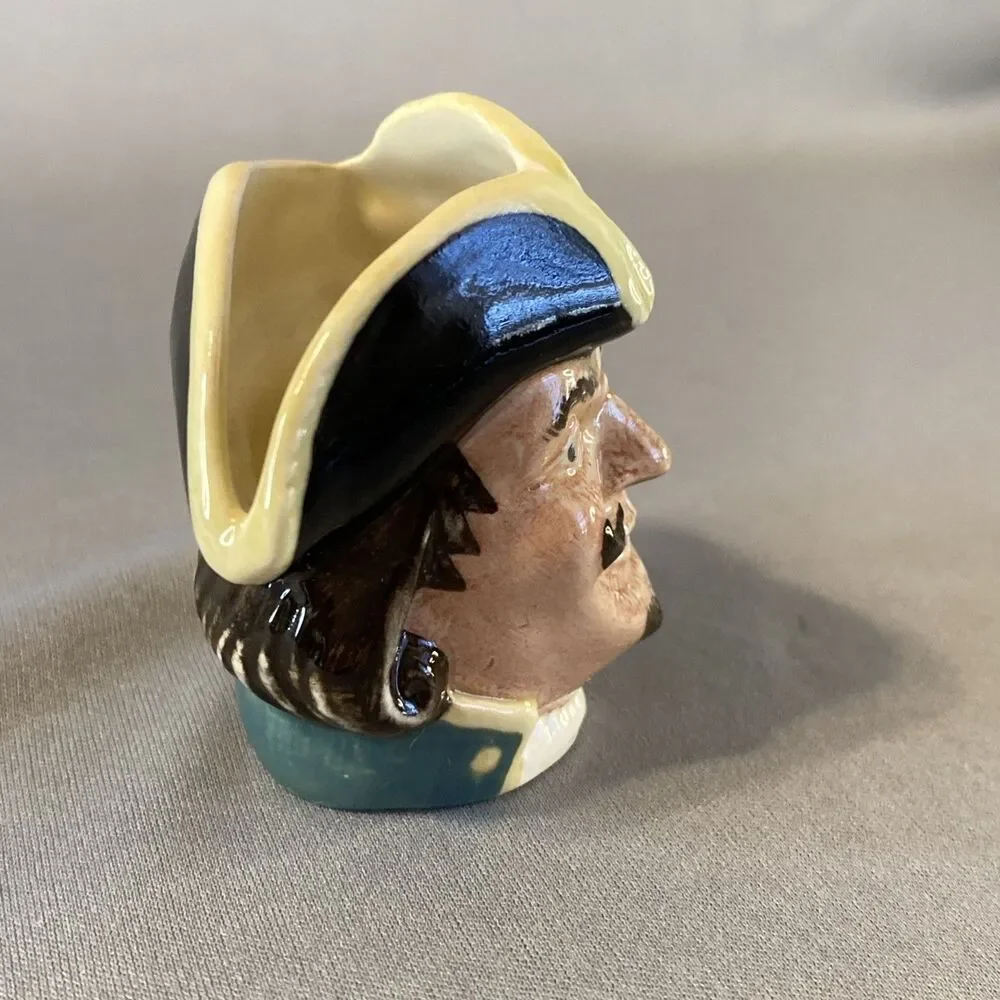 Vintage Royal Doulton Capt. Henry Morgan 2.5” Small Toby Jug Mug D6510